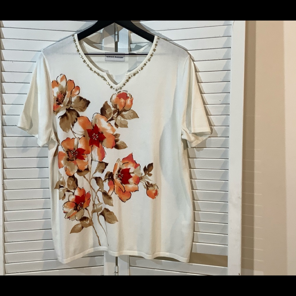 Alfred Dunner Fall Colors Sweater Size - Medium